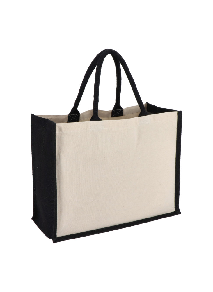 Jute-Cotton Sac fourre-tout OEKO-TEX® 42,5 x 19 x 32cm 320g/m²