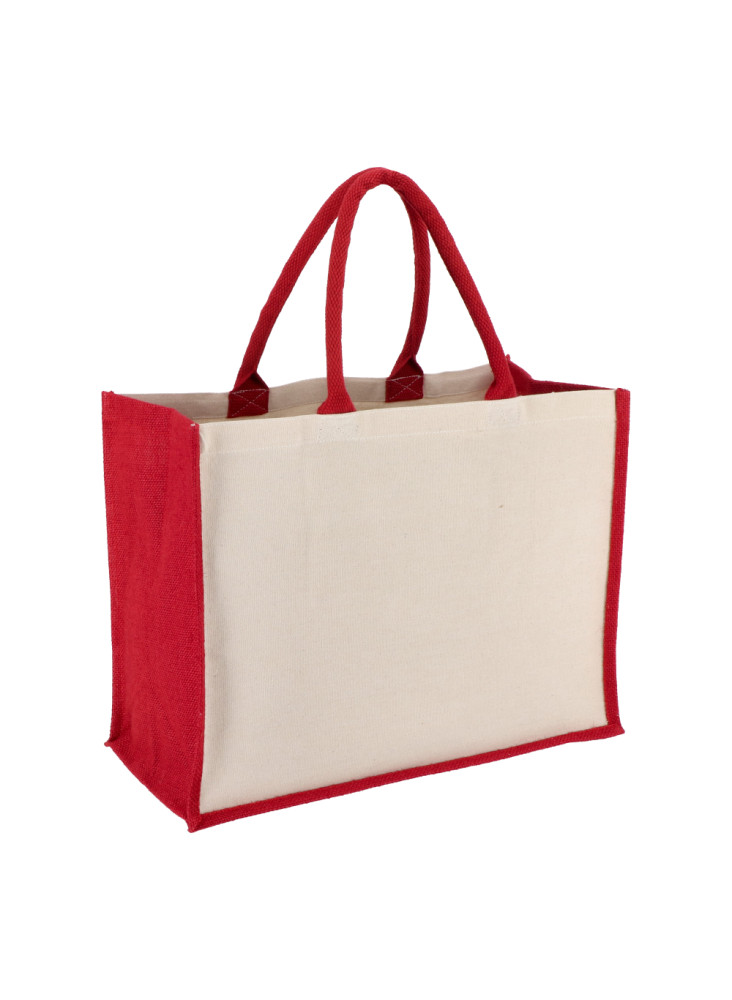 Jute-Cotton Sac fourre-tout OEKO-TEX® 42,5 x 19 x 32cm 320g/m²