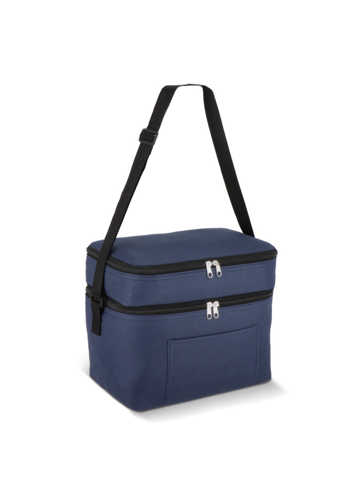 R-PET 600D Sac isotherme à double compartiment 30 x 20 x 24cm 12L
