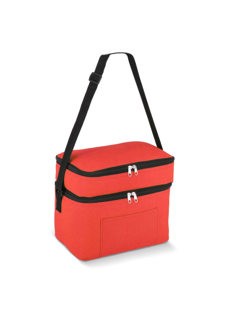 R-PET 600D Sac isotherme à double compartiment 30 x 20 x 24cm 12L