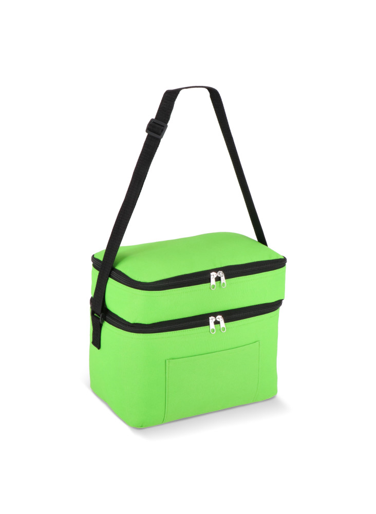 R-PET 600D Sac isotherme à double compartiment 30 x 20 x 24cm 12L