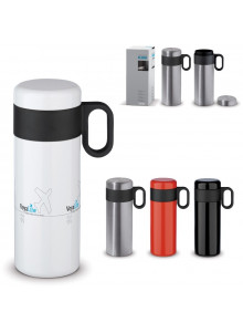 Mug avec couvercle à visser en inox