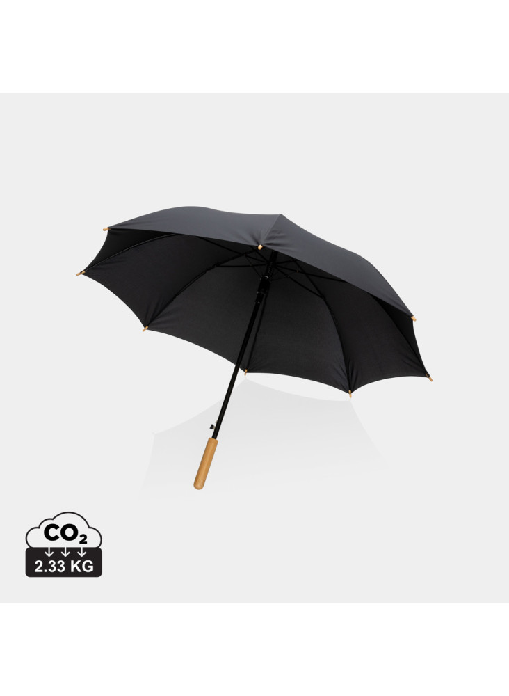 Parapluie 23" en rPET et bambou ouverture auto Impact AWARE™