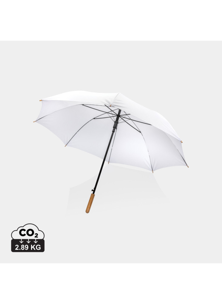 Parapluie 27" en rPET et bambou ouverture auto Impact AWARE™