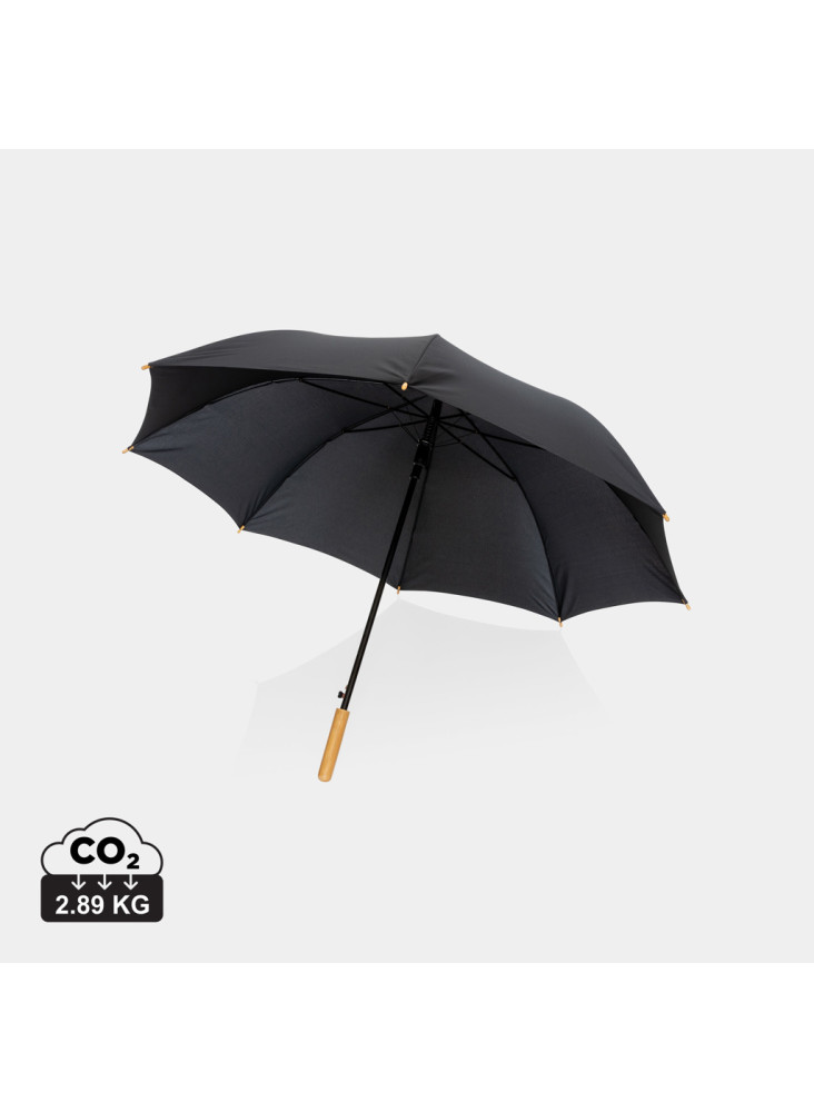 Parapluie 27" en rPET et bambou ouverture auto Impact AWARE™