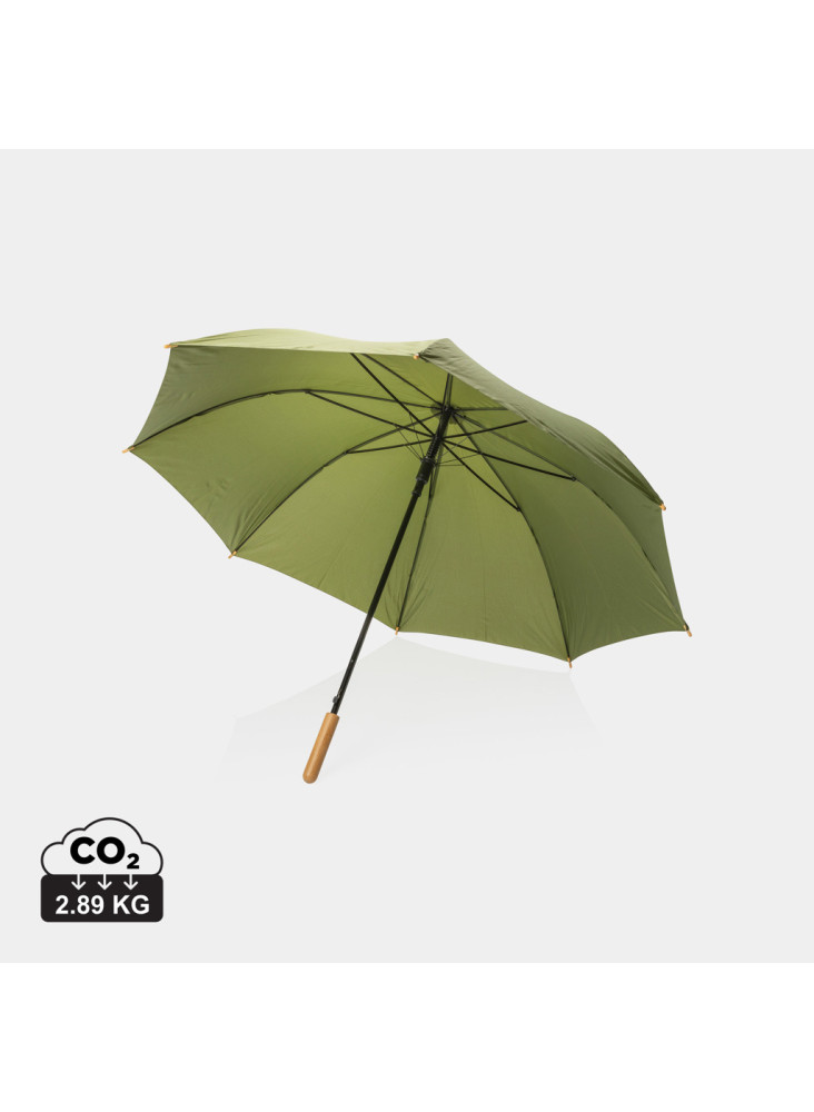 Parapluie 27" en rPET et bambou ouverture auto Impact AWARE™