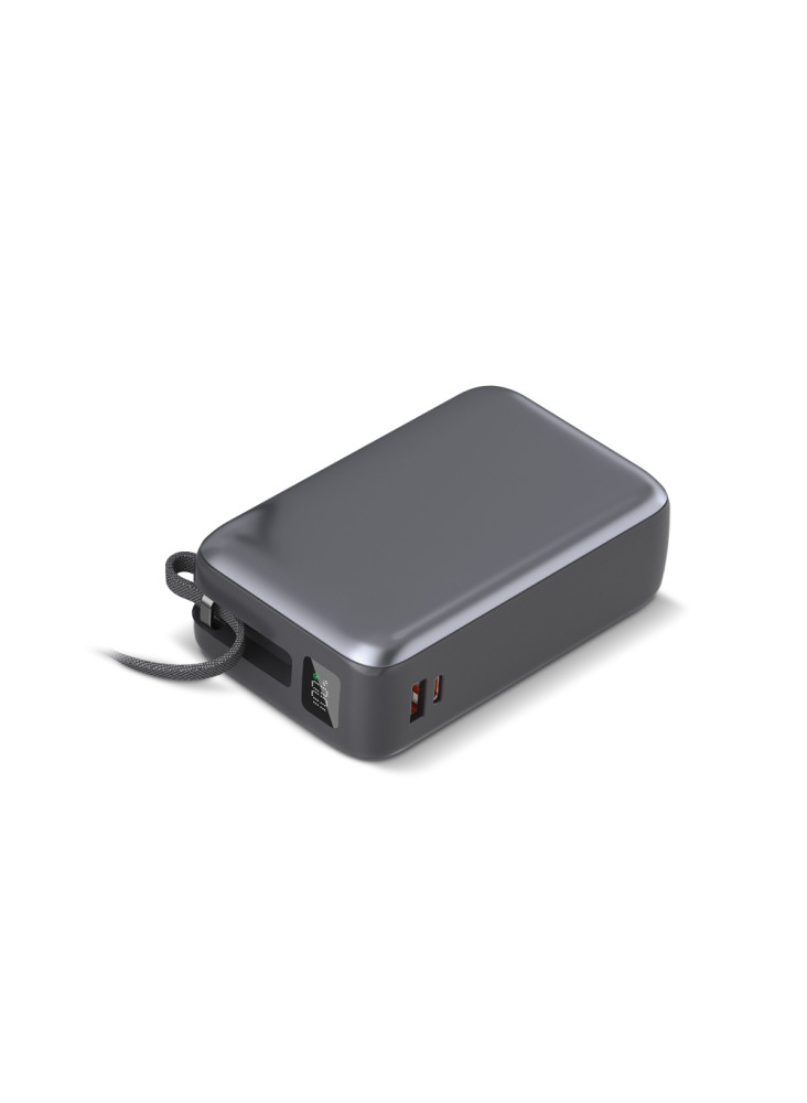 Batterie externe Nova 65W avec câble USB-C intégré, 30000 mAh