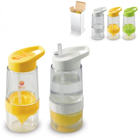 Bouteille à eau avec presse citron
