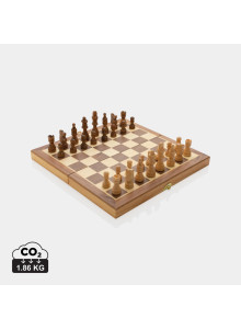 Jeu d'échecs pliable en bois