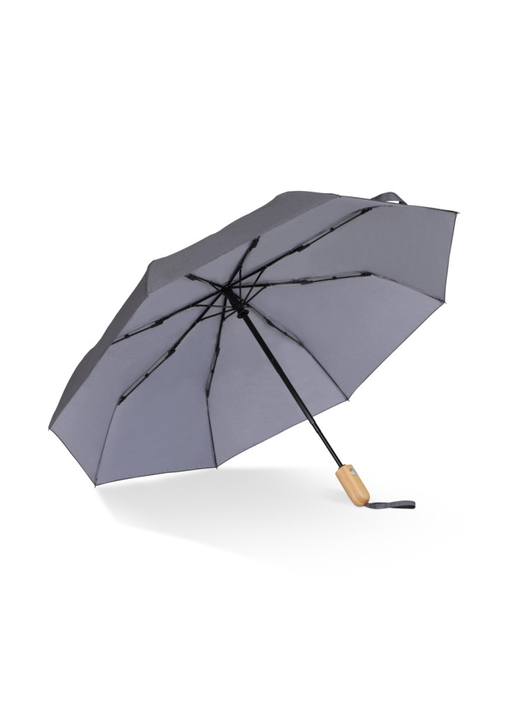 Parapluie pliable 21” en R-PET. Ouverture automatique