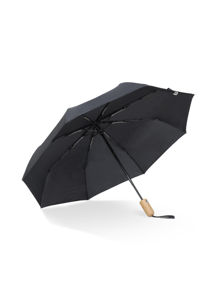 Parapluie pliable 21” en R-PET. Ouverture automatique