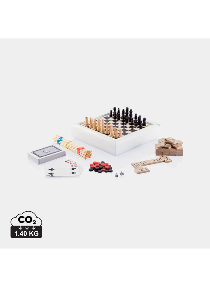 Set de jeux 5 en 1 en bois