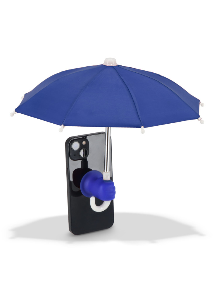 Parapluie pour téléphone avec support à ventouse