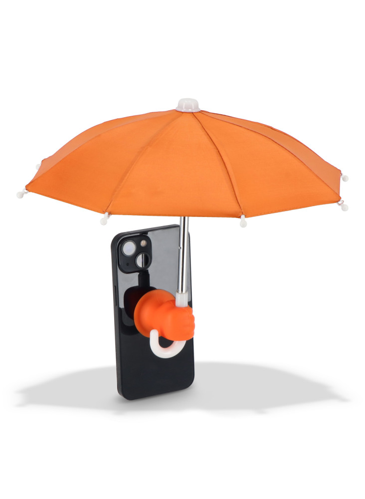 Parapluie pour téléphone avec support à ventouse
