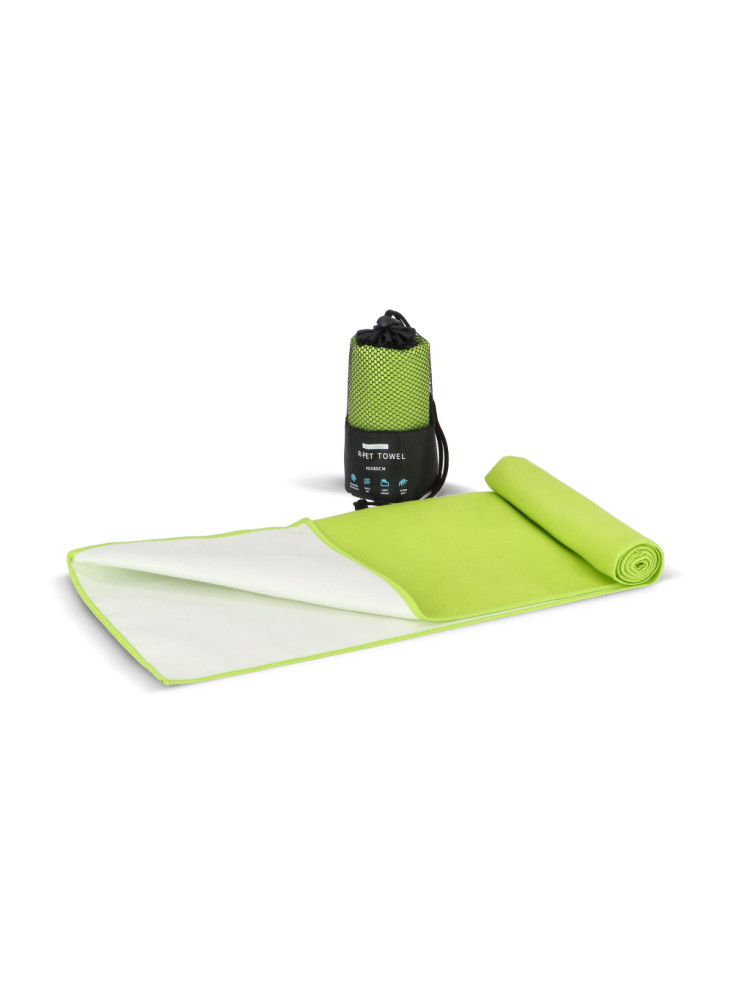 Serviette R-PET Quick Dry 40 × 80 cm avec pochette, sublimation.