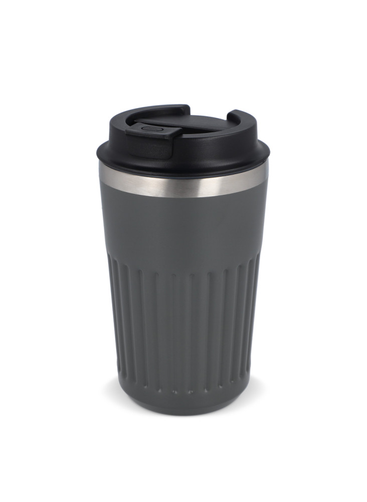 Thermos à café à emporter en acier inoxydable recyclé, 400 ml
