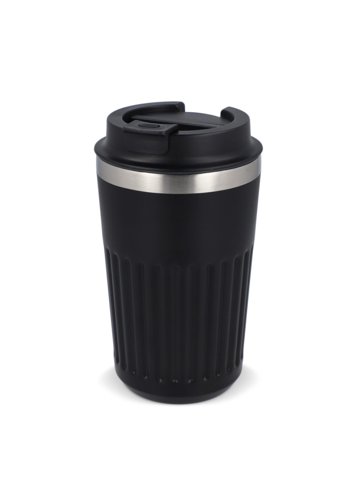 Thermos à café à emporter en acier inoxydable recyclé, 400 ml