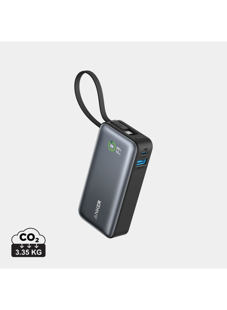 Powerbank 30W avec câble USB-C intégré Anker Nano