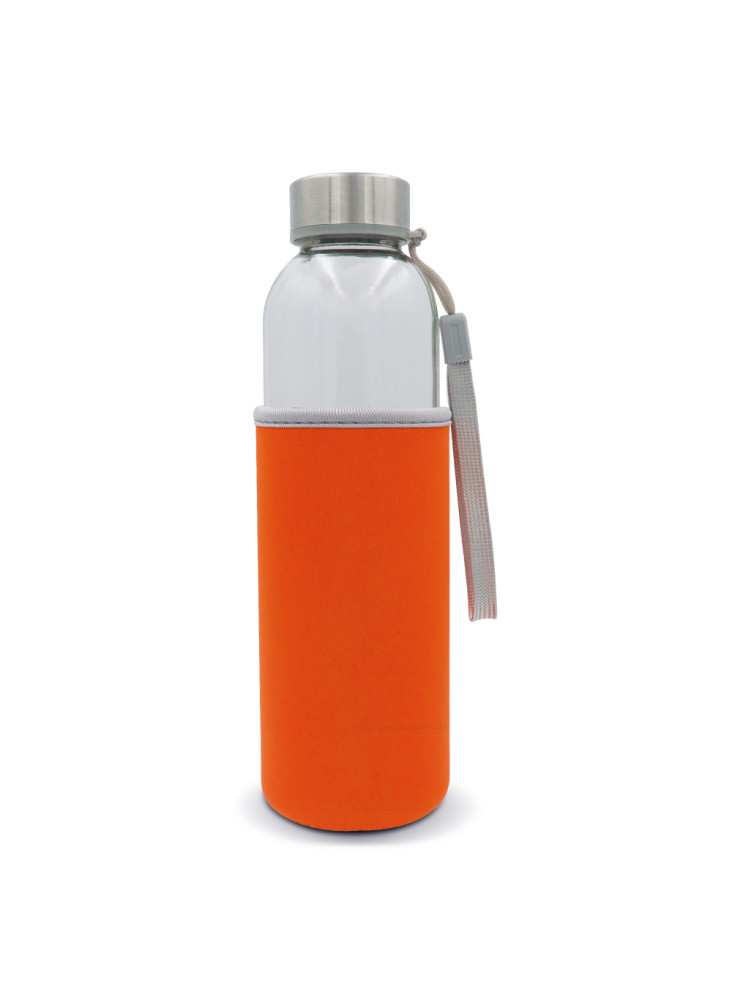 Bouteille d’eau en verre avec fourreau 500ml