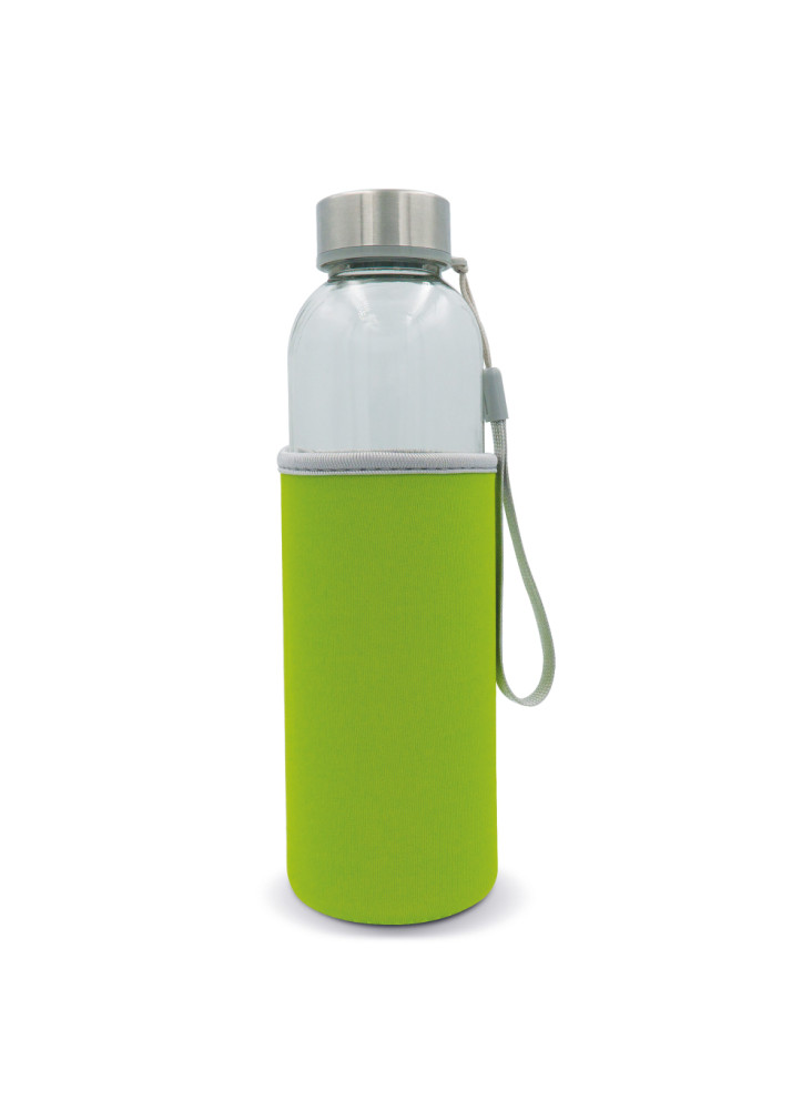 Bouteille d’eau en verre avec fourreau 500ml