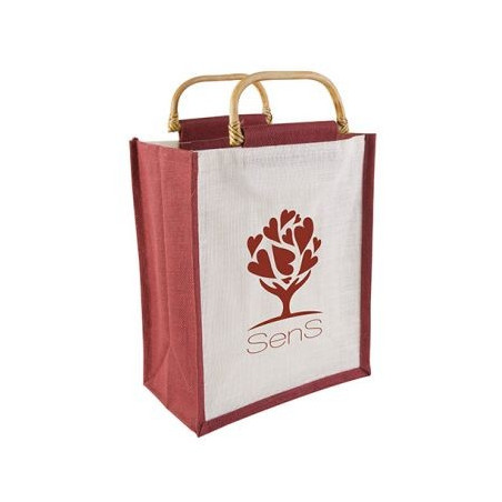 Sac shopping jute