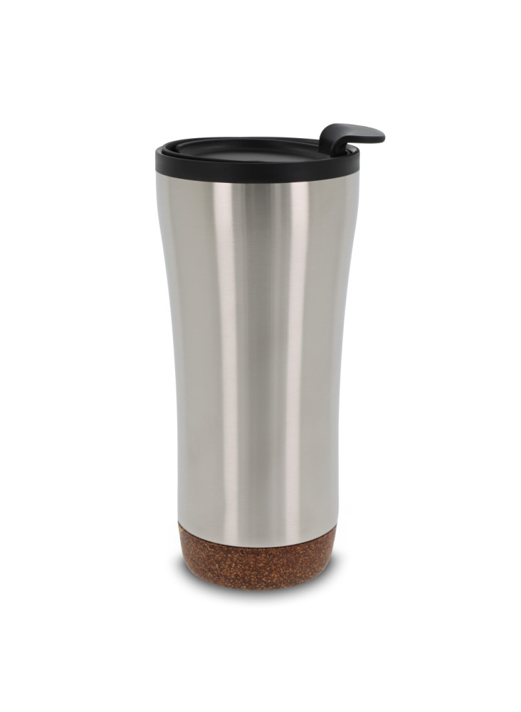 Mug double paroi avec base en liège 480ml