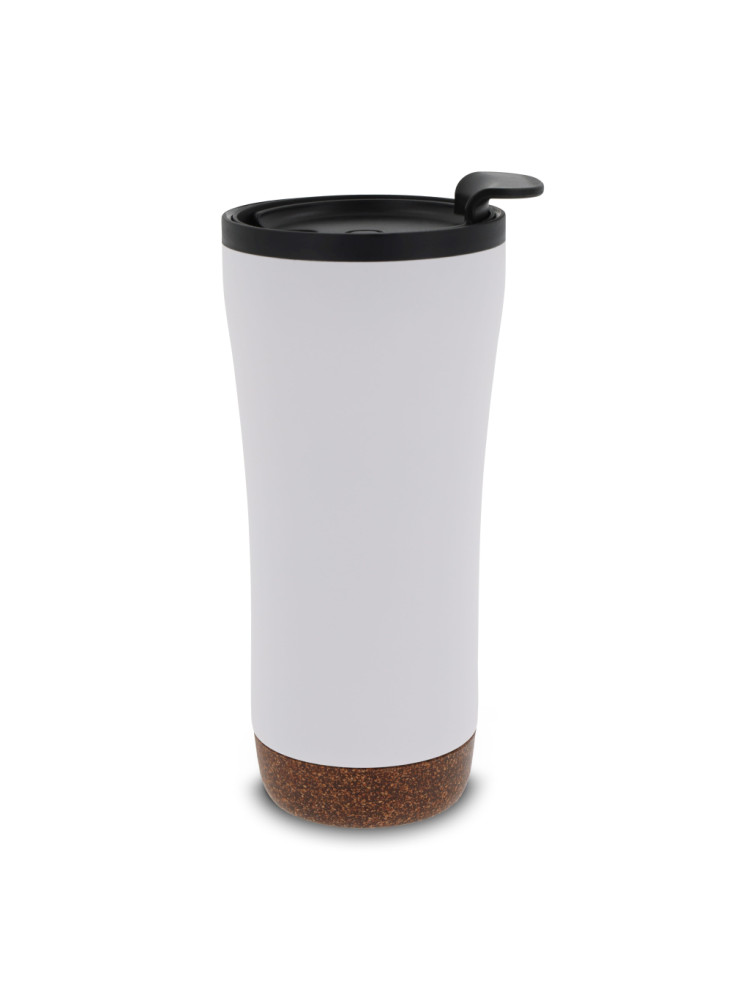 Mug double paroi avec base en liège 480ml