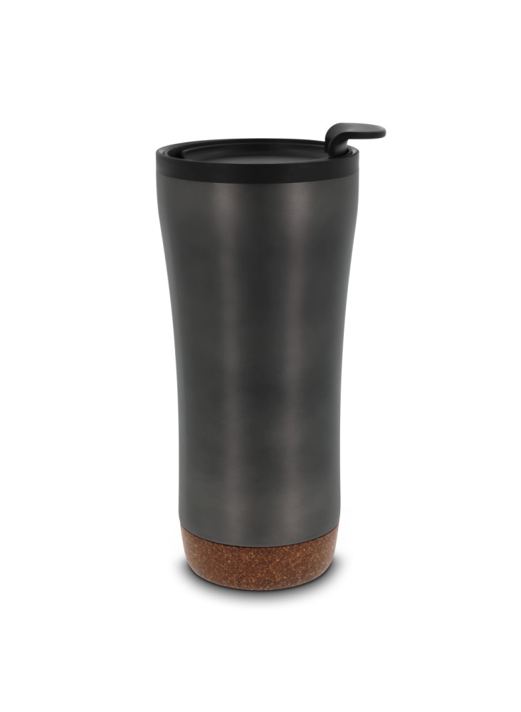 Mug double paroi avec base en liège 480ml