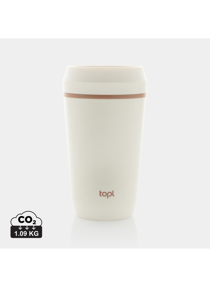 Mug 354 ml avec couvercle 360 en plastique recyclé Topl