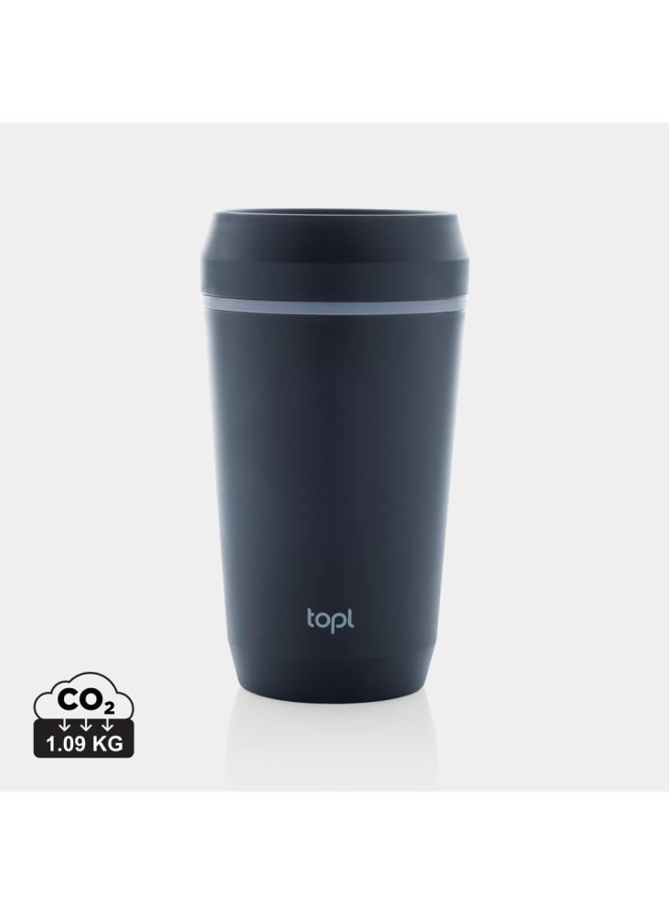 Mug 354 ml avec couvercle 360 en plastique recyclé Topl