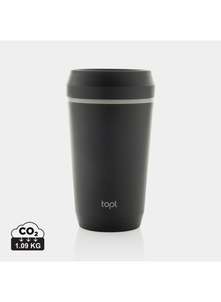 Mug 354 ml avec couvercle 360 en plastique recyclé Topl