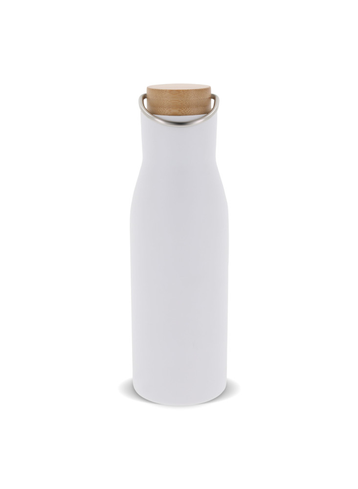 Bouteille isotherme avec couvercle en bambou 500ml