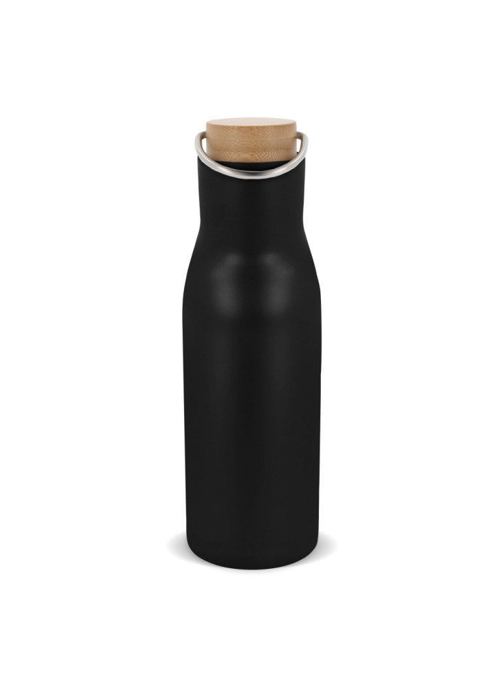 Bouteille isotherme avec couvercle en bambou 500ml