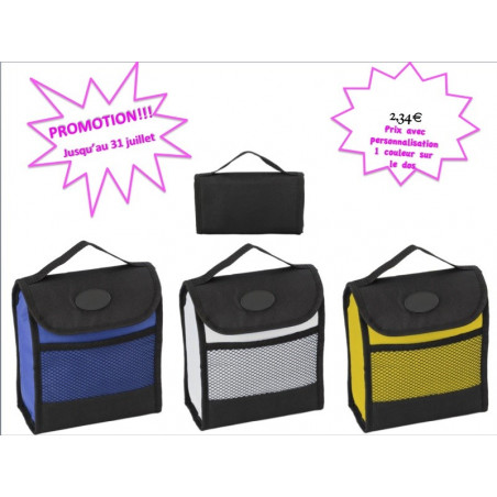 Sac isoterme pliable personnalisable