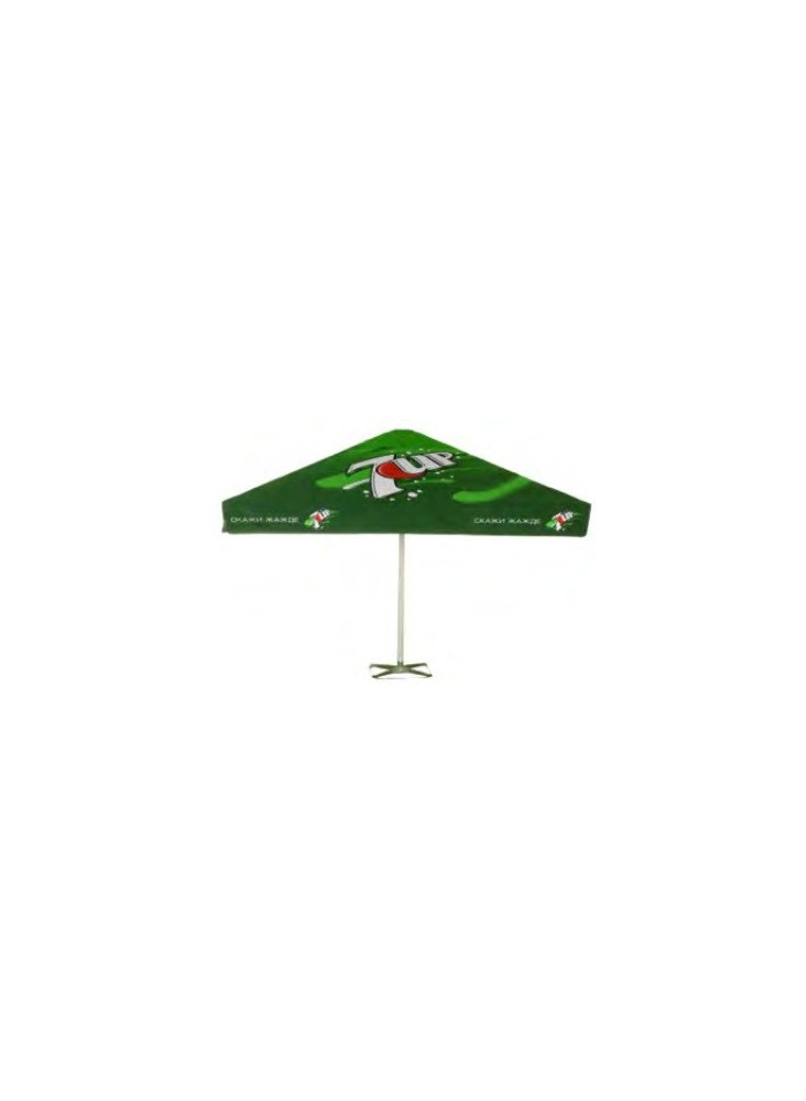 Parasol 5 x 5 mètres publicitaire
