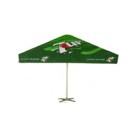 Parasol 5 x 5 mètres publicitaire