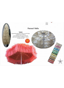 Parasols en rafia