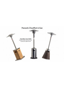 Parasols chauffants à gaz  - Accueil