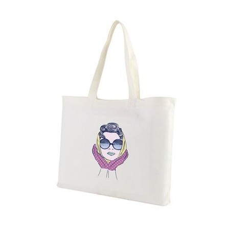 Sac shopping pliable en fibre de bambou