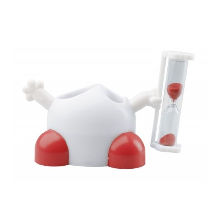 Porte brosse à dents avec sablier