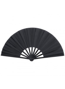 Eventail en plastique et tissu  - Accueil