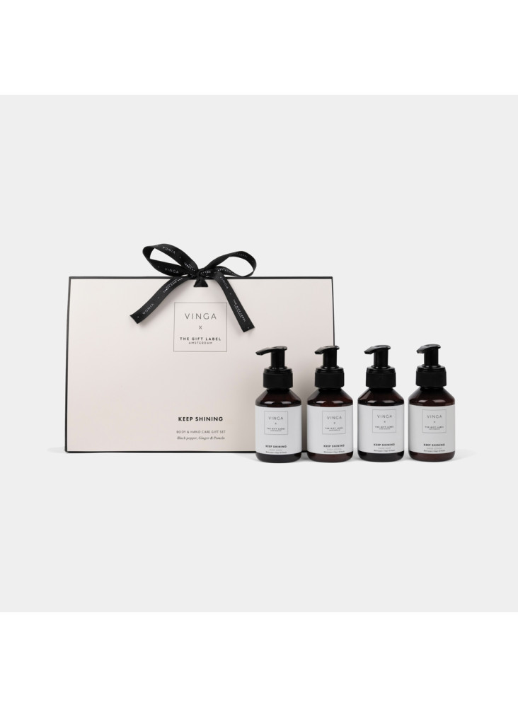 VINGA x TGL Coffret cadeau pour le corps et les mains
