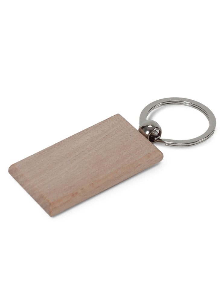 Porte-clés rectangulaire en bois