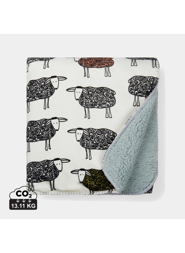 VINGA Plaid sherpa en rPET GRS Sheep
