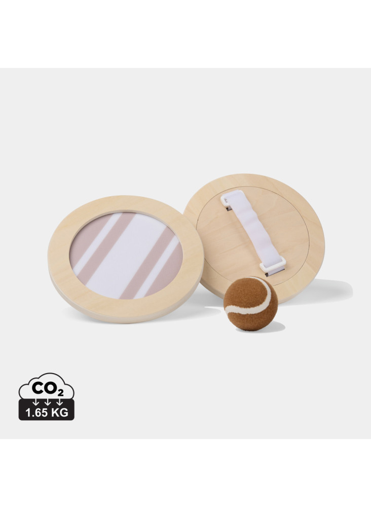 VINGA Jeu de raquettes scratch avec balle