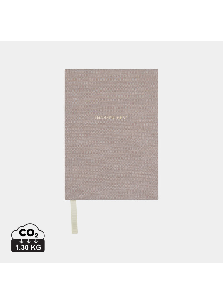 VINGA Thankfulness Journal intime en papier recyclé GRS