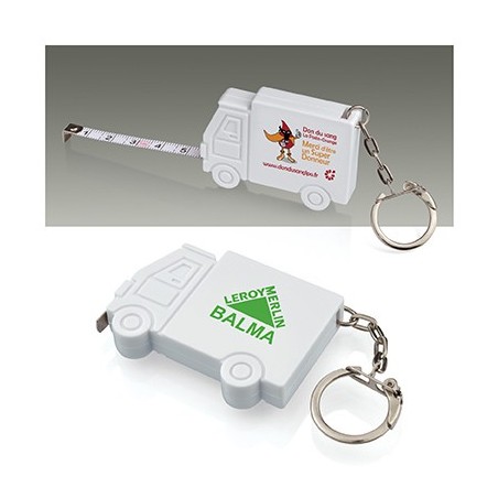 Porte-clefs mètre ruban CAMION publicitaire