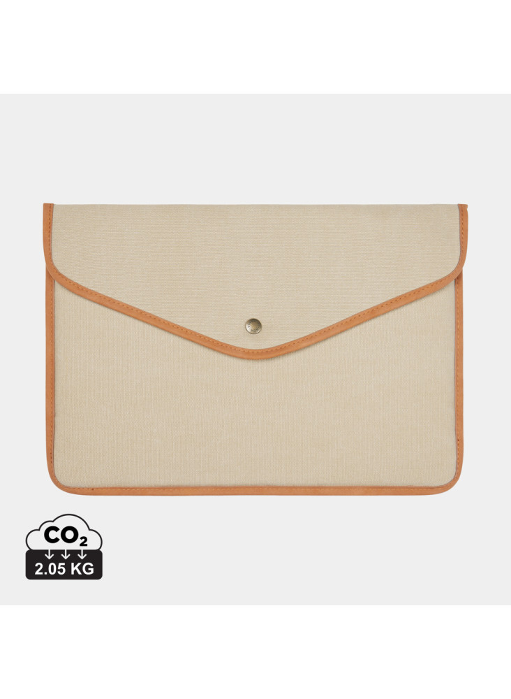VINGA Pochette ordinateur 16" en toile recyclée GRS Bosler