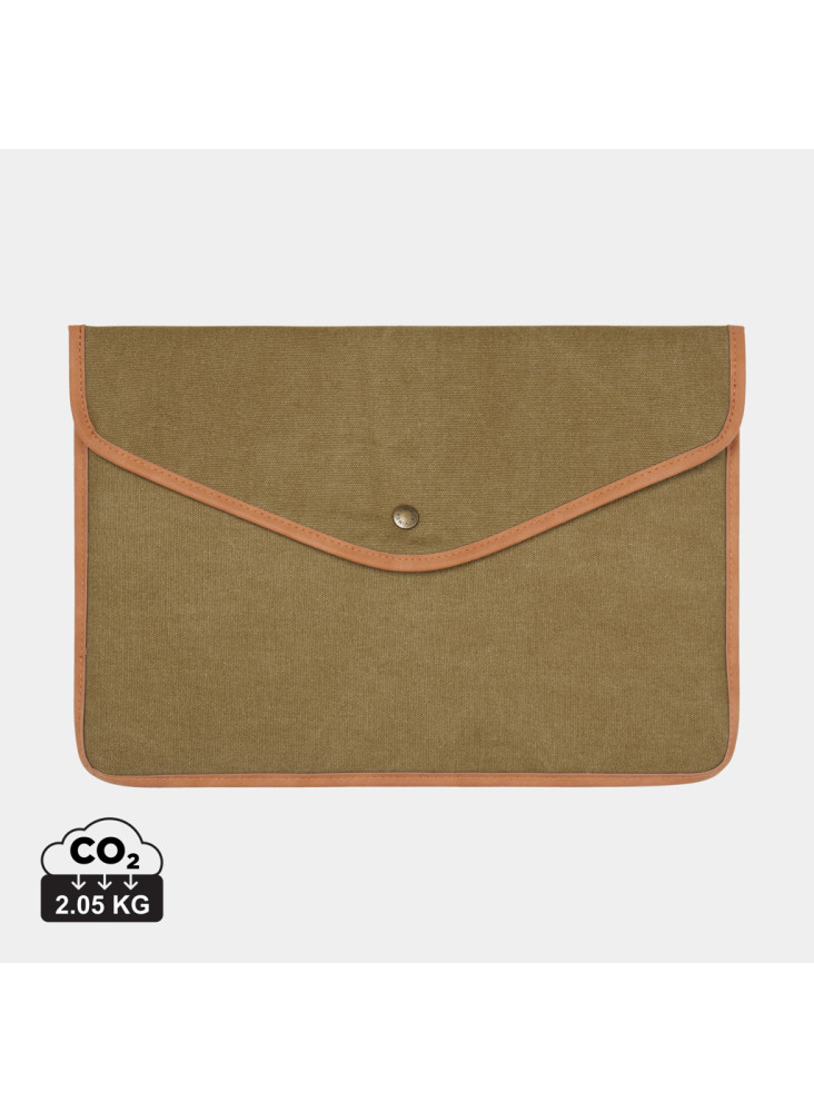 VINGA Pochette ordinateur 16" en toile recyclée GRS Bosler