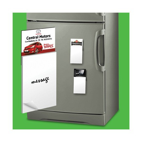 Bloc-notes magnetique "L" publicitaire